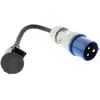 Image de Zenitech Adaptateur caravane CEE17 mâle vers femelle