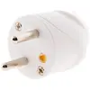 Image de Zenitech Fiche mâle coudée - Blanc