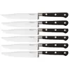 Image de Coffret 6 couteaux steak lame lisse noir - 658502-1 - RICHARDSON SHEFFIELD