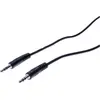 Image de Cordon stéreo Jack 3.5 mm noir - 1,5 m