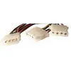 Image de Câble d'alimentation Molex Y - 20 cm - Noir