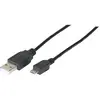 Image de Cordon eco USB 2.0 A / MICRO B noir - 2 m