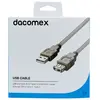 Image de DACOMEX Rallonge USB 2.0 Type-A - Type A grise - 2 m