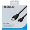 Image de DACOMEX Cordon USB 2.0 Type-A - mini USB B noir - 1,5 m