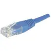 Image de Dexlan Cordon RJ45 catégorie 6 U/UTP - 1 m - Bleu