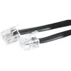 Image de Cordon téléphonique RJ11 / RJ11 noir - 30 m