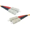 Image de Jarretière optique duplex HD multi OM1 62,5/125 SC-UPC/SC-UPC orange - 10 m