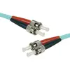 Image de Jarretière optique duplex HD multi OM3 50/125 ST-UPC/ST-UPC aqua - 10 m