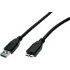 Image de CORDON USB 3.0 A / MICRO B NOIR - 1,8 M