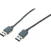 Image de Cordon USB 2.0 type A / A gris - 1,0 m