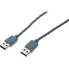 Image de Cordon USB 2.0 type A / A gris - 3,0 m