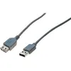Image de Rallonge USB 2.0 grise - 3,0 M