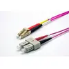 Image de Jarretière zip 2,0mm OM4 50/125 SC-UPC/LC-UPC LSZH magenta 2m