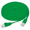 Image de Cordon RJ45 plat catégorie 6 U/FTP snagless vert - 1 m