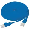 Image de Cordon RJ45 plat catégorie 6 U/FTP snagless bleu - 10 m