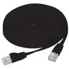 Image de Cordon RJ45 plat catégorie 6 U/FTP snagless noir - 5 m