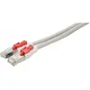 Image de Cordon RJ45 catégorie 6A S/FTP à verrouillage gris - 1 m