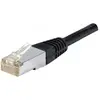 Image de Cordon RJ45 catégorie 6A F/UTP noir - 10 m