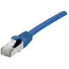 Image de Cordon RJ45 catégorie 6A F/UTP LSOH snagless bleu - 0,3 m