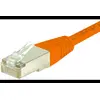 Image de Cordon RJ45 catégorie 6 F/UTP orange - 15 m