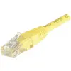 Image de Cordon RJ45 catégorie 5e U/UTP jaune CCA - 0,3 m