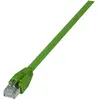 Image de Cordon RJ45 catégorie 6A S/FTP LSOH PUR snagless vert - 2 m