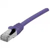 Image de Cordon RJ45 catégorie 6A F/UTP LSOH snagless violet - 0,5 m