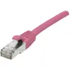 Image de Cordon RJ45 catégorie 6A S/FTP LSOH snagless rose - 5 m
