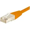 Image de Dexlan Câble réseau RJ45 Cat6 - Orange