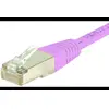 Image de Cordon RJ45 catégorie 6 S/FTP rose - 5 m