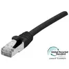 Image de Cordon RJ45 certifié GRS CAT 6A S/FTP TPE snagless noir - 10 m