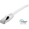 Image de Cordon RJ45 certifié GRS CAT 6A S/FTP TPE snagless blanc - 3 m