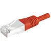 Image de Cordon RJ45 catégorie 6 S/FTP rouge - 0,3 m