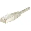Image de Cordon RJ45 catégorie 6A S/FTP gris - 0,5 m