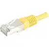 Image de Cordon RJ45 catégorie 6A S/FTP jaune - 5 m