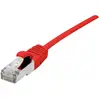Image de Cordon RJ45 CAT 6A S/FTP LSOH Ultra Fin rouge - 0.5 m
