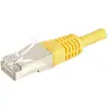 Image de Cordon RJ45 catégorie 6A F/UTP jaune - 0,15 m