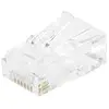 Image de Connecteur à sertir 8P8C RJ45 CAT6 UTP peigne séparé pour monobrin - lot de 10