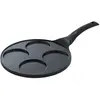 Image de Poêle à Pancakes en Métal 2 en 1 26cm Noir