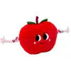 Image de Peluche Enfant Pomme Chachapop 28cm Rouge