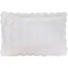 Image de Coussin Effet Fourrure 3D Zephy 50x80cm Blanc