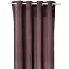 Image de Rideau à oeillets LILOU - 140 x 260 cm - Marron tonka