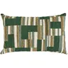 Image de Coussin Déco en Jacquard Chenillé Calix 30x50cm Kaki