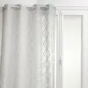 Image de Voilage Sama impression jacquard 140 x 240 cm - Gris
