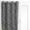 Image de Rideau tissage jacquard Folha 140 x 260 cm - Noir et Blanc
