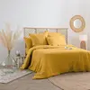 Image de Housse de Couette Lin Adorable 260x240cm Jaune Ocre
