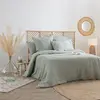 Image de Housse de Couette Lin Adorable 260x240cm Vert Céladon