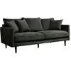 Image de Atmosphera Canapé droit Candice 3 places - Kaki