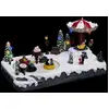 Image de Village de Noël Parc d'Attraction Ville 40cm Multicolore