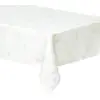 Image de Nappe Imprimée Flocon Polaire 140x360cm Blanc & Or